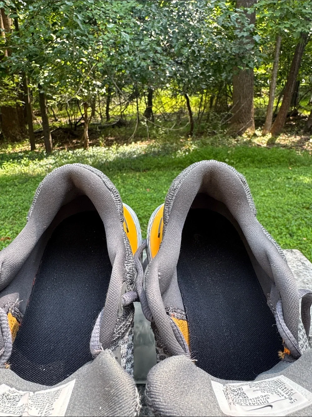 Nike Zoom X ZoomX Invincible 2 Grey Gray Orange size SZ 8